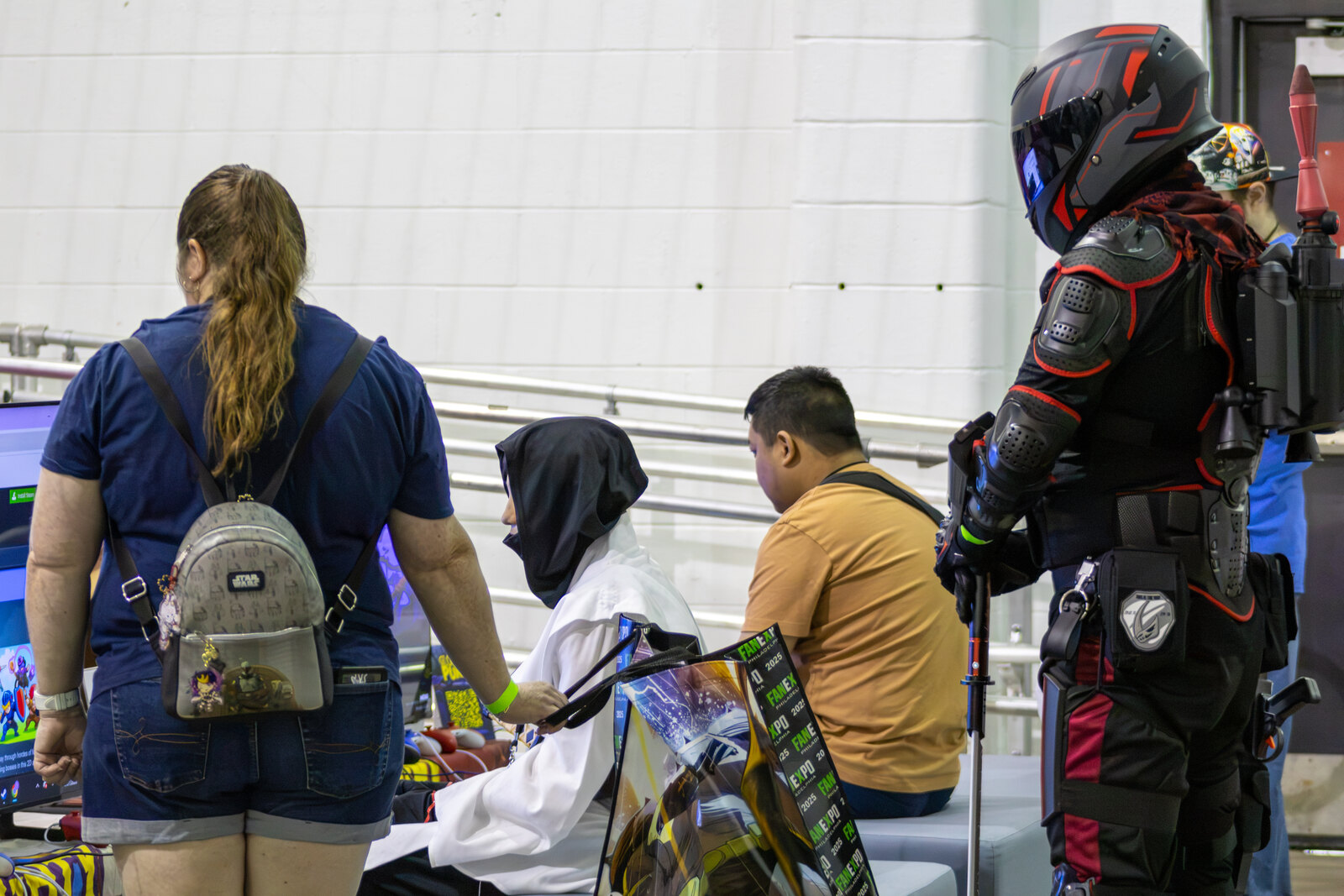 Gaming stations and community play at Garden State Comic Fest